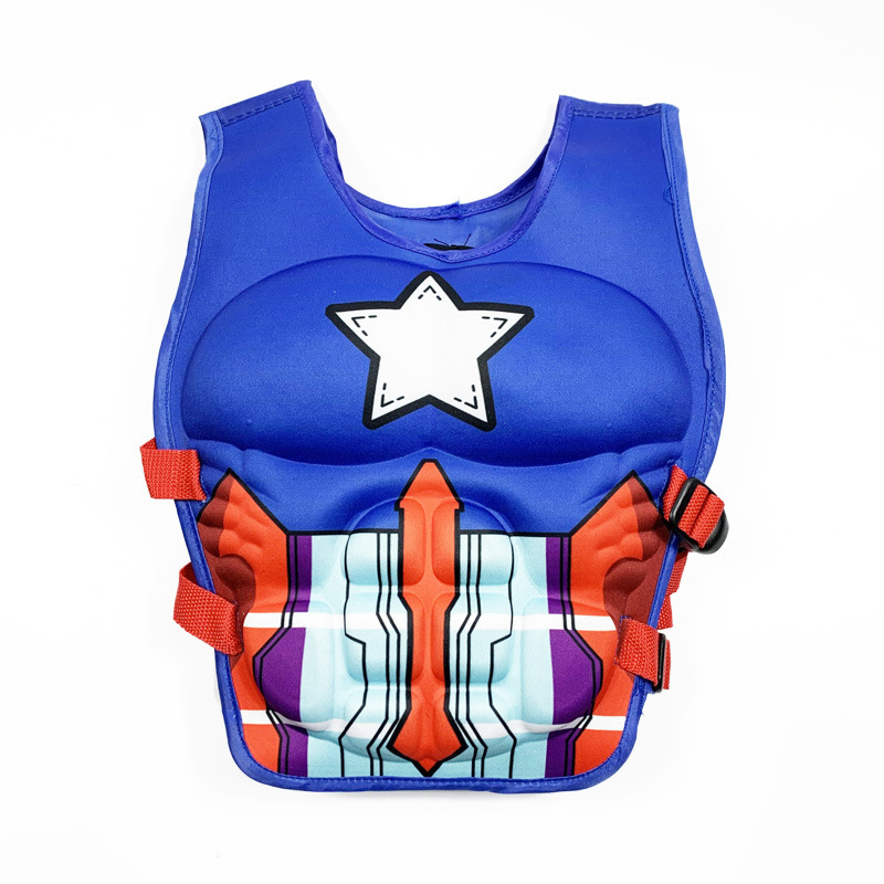 Wholesale Cute Cartoon Design Baby Boys Girls Spider Man 3D Kids Children Safety Swim Life Vest Jacket