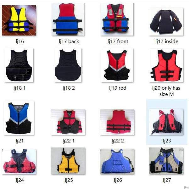 Customized Wholesale High Quality Adults Blue Oxford EPE Foam Life Jacket Safety Device Life Vest