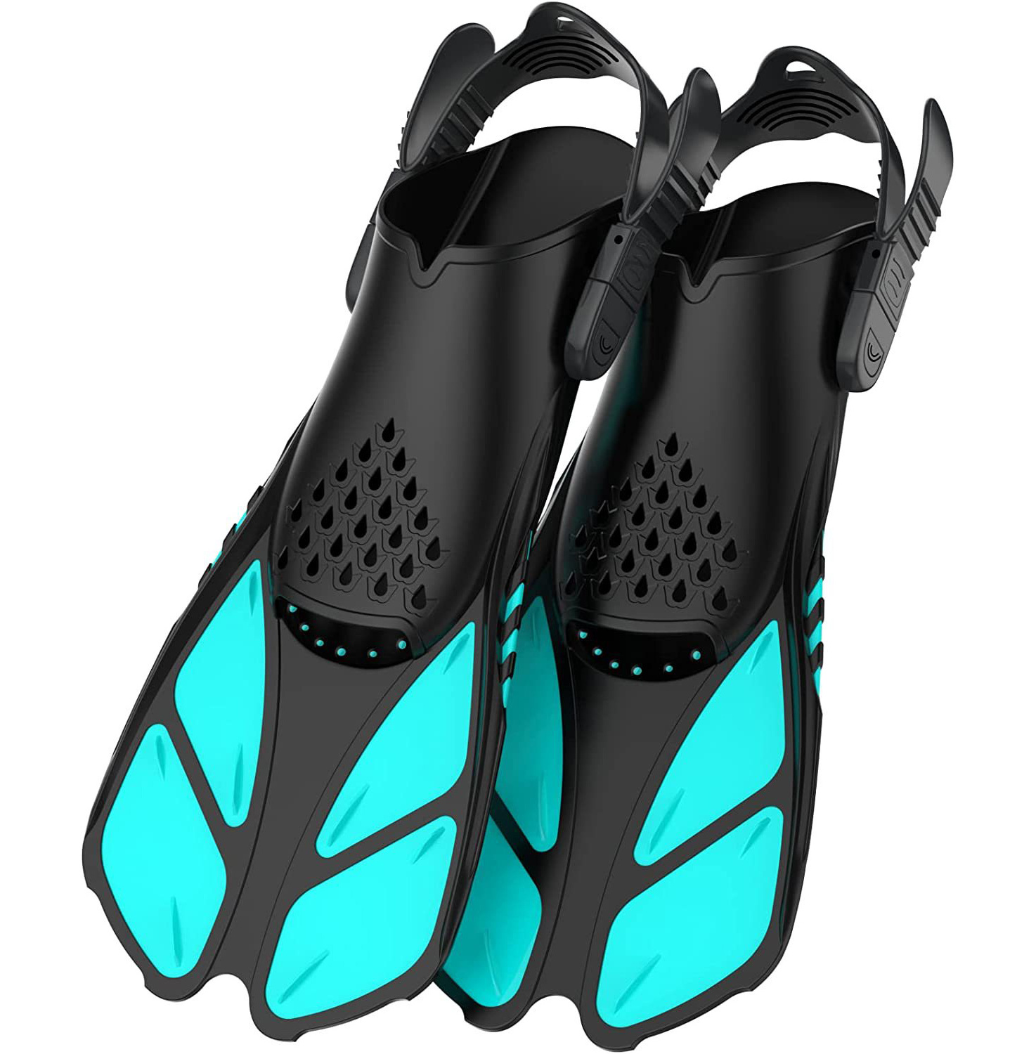 New Design Adults Freediving Swimming Diving Training Swim Flippers Short Diving Fins