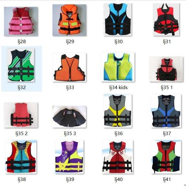 Customized Wholesale High Quality Adults Blue Oxford EPE Foam Life Jacket Safety Device Life Vest