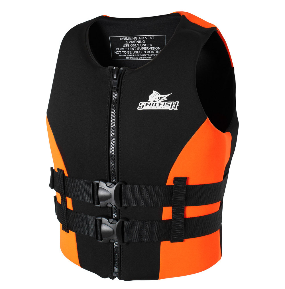 Custom Private Label Neoprene Watersports Surfing Swimming Fishing Jet Ski Safety Floating Device Adults Men Life Vest Jacket