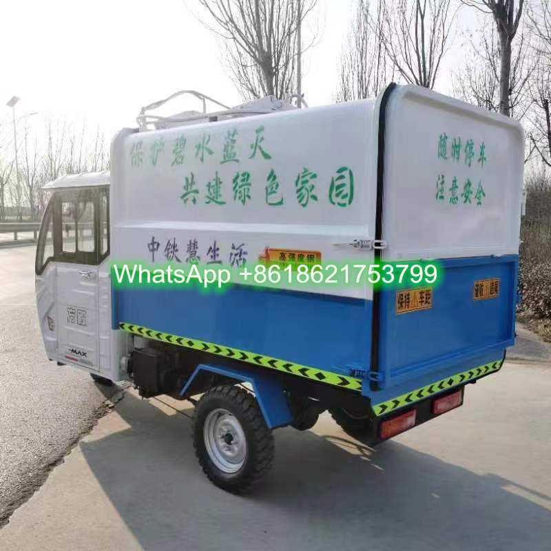 Electric Garbage Truck Mini Small Garbage Truck For Sale