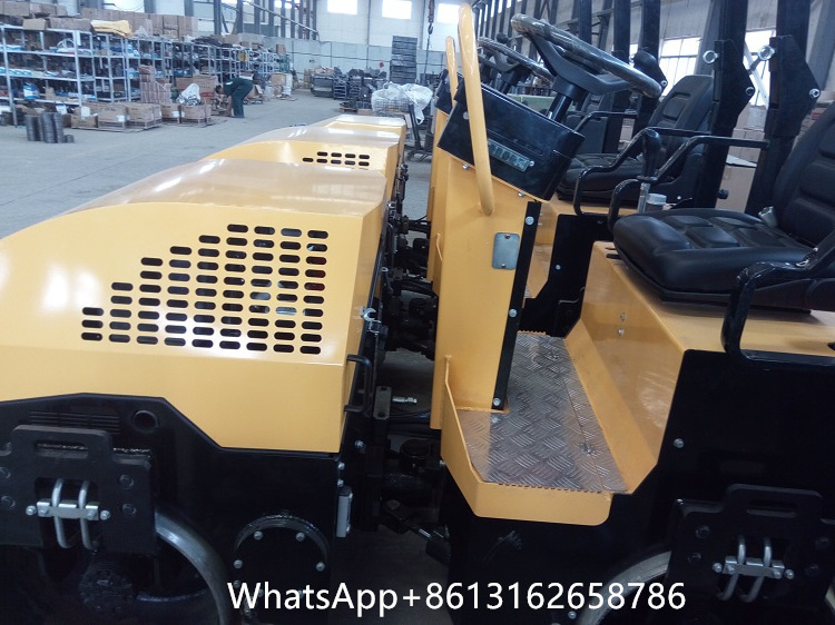 1 Ton 2 Ton 3 Ton Diesel Gasoline Hydraulic Vibrating Tandem Asphalt Compactor Road Roller