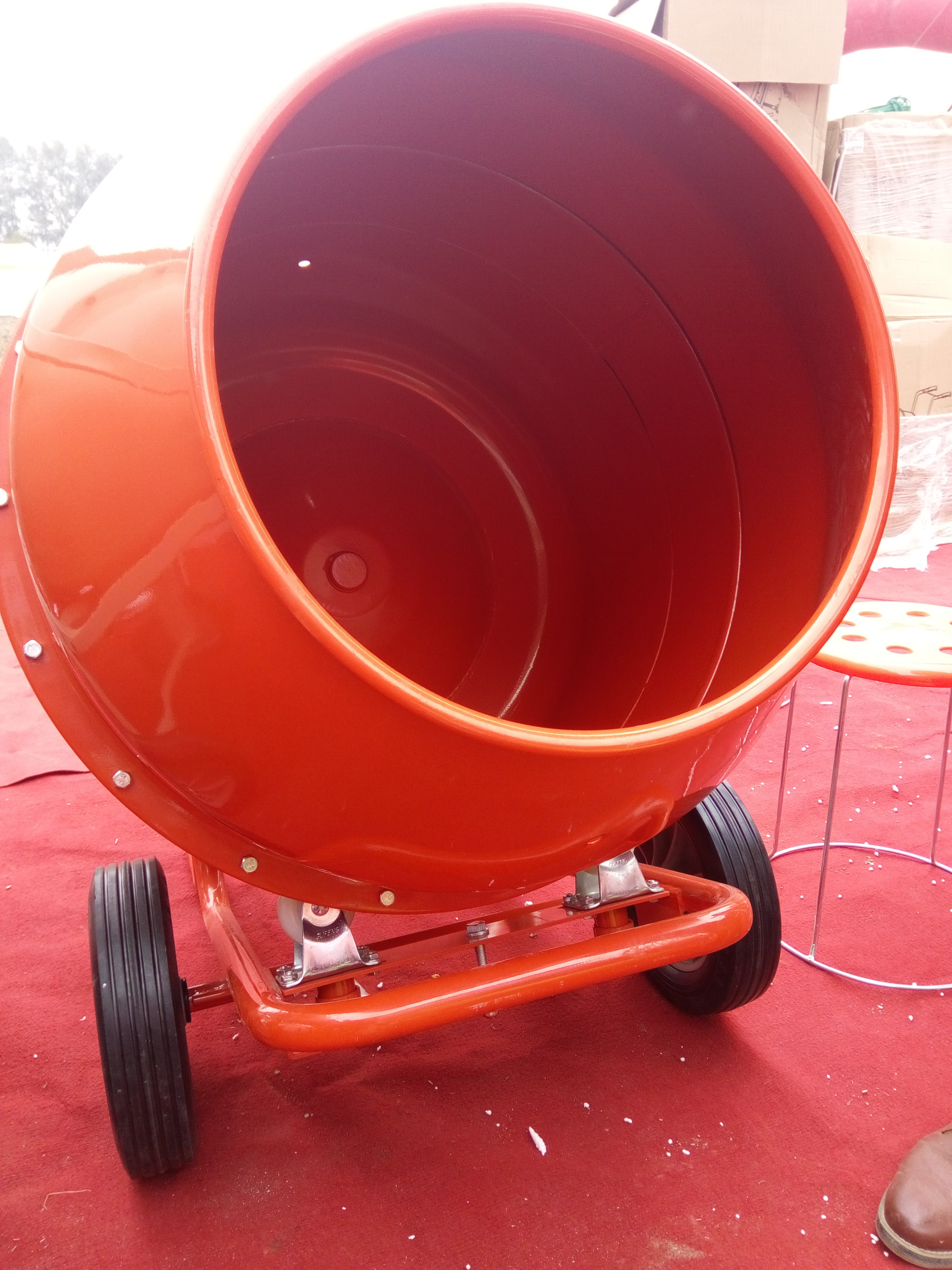 Diesel Engine Electric Motor Gasoline Portable Mini Concrete Drum Mixer With 160l 230l 350l Charging Capacity