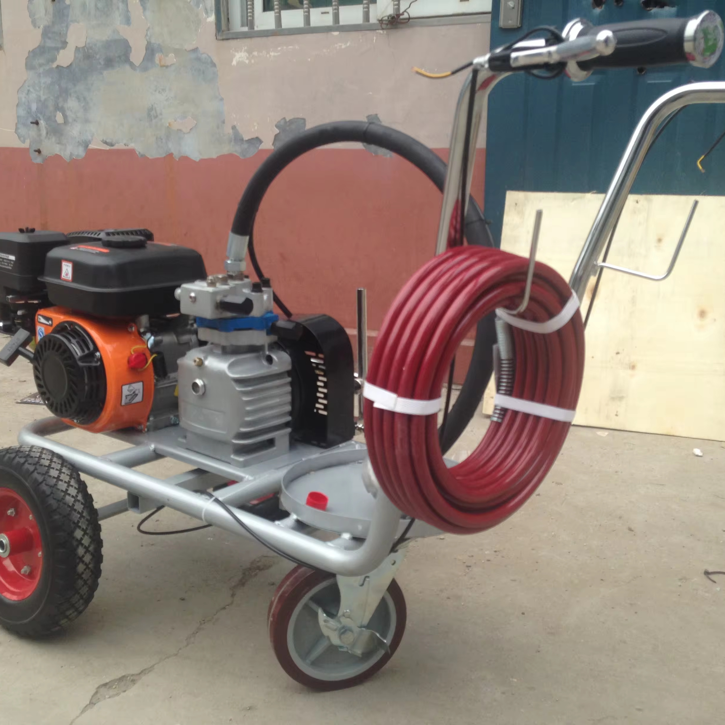 High Quality Automatic Airless Line Striper Cold Liquid Spray Painting Road Marking Machine