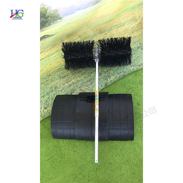 High efficiency portable gasoline power broom Artificial turf cleaning-brushing machine Artificial grass sweeper