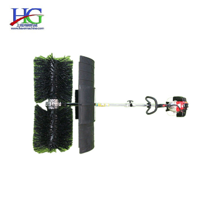 Good Price Portable Gasoline Power Broom Artificial Turf Cleaning And Brushing Machine Artificial Grass Sweeper