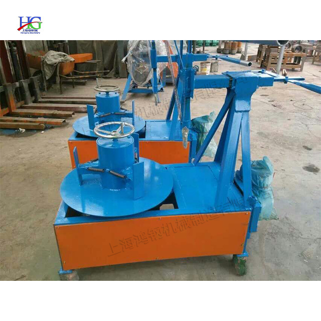 Manual scrap tire wire rim removal machinery Wire tire double-sided separation cutting machine Tire splitting tool