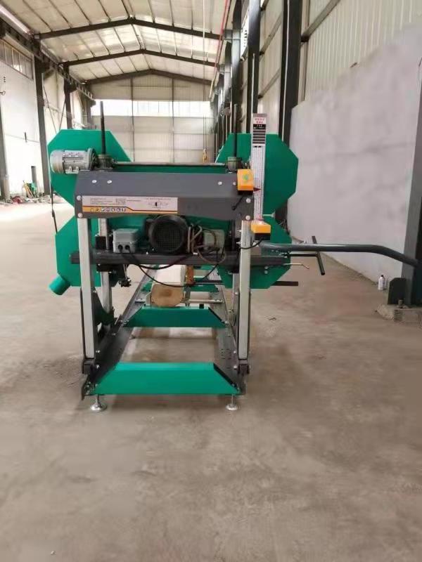 Manufacturer supplies sliding table saw large round wood slicer Horizontal band saw machine for woodworking