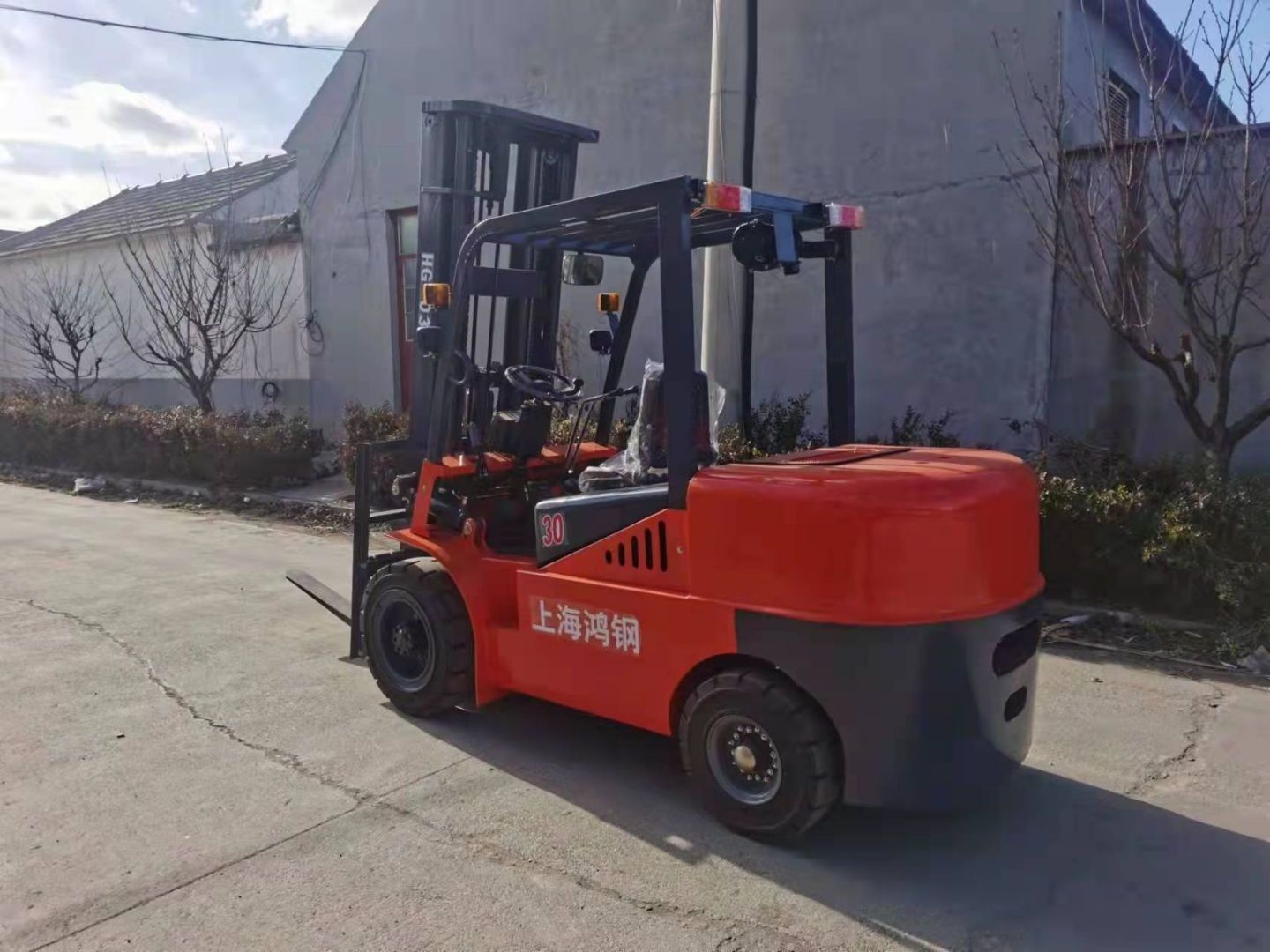 Shanghai honggang CE 1.5 ton 2 ton 3 ton 5 ton 7 ton 10 ton diesel forklift diesel Riding hydraulic forklift truck