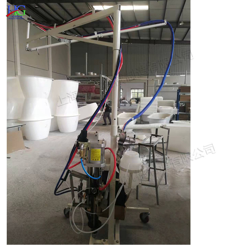 Fiberglass resin chopper roving spraying machine FRP spray machine with gun FRP spraying machine