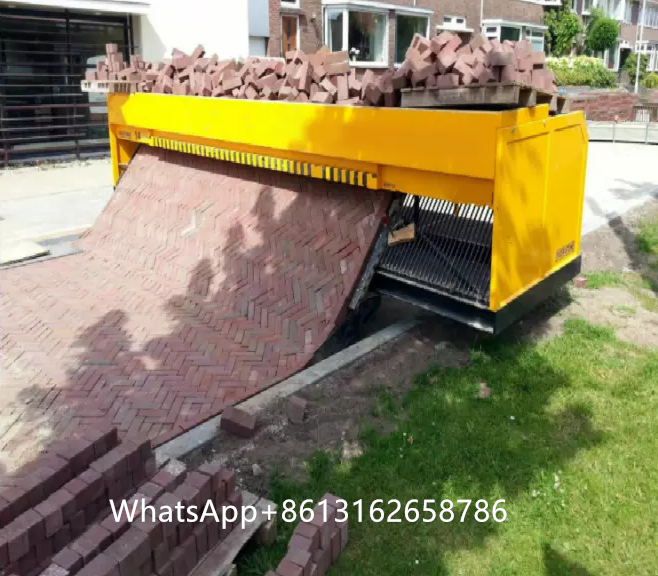 Stone Brick Paver Laying Machine Road Paver Machine For Sale