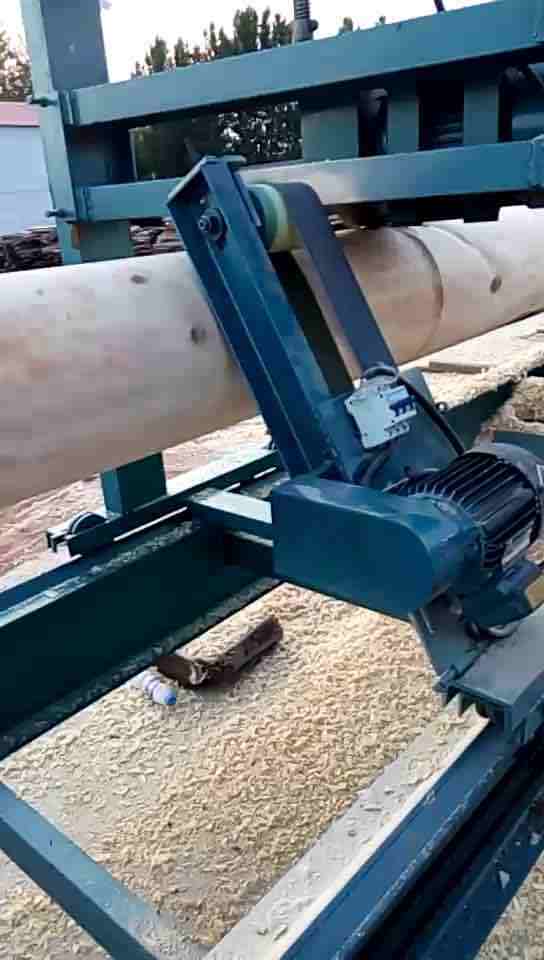 6m 8m 10m large diameter round wood peeling machine Large round wood lathe for antique architecture