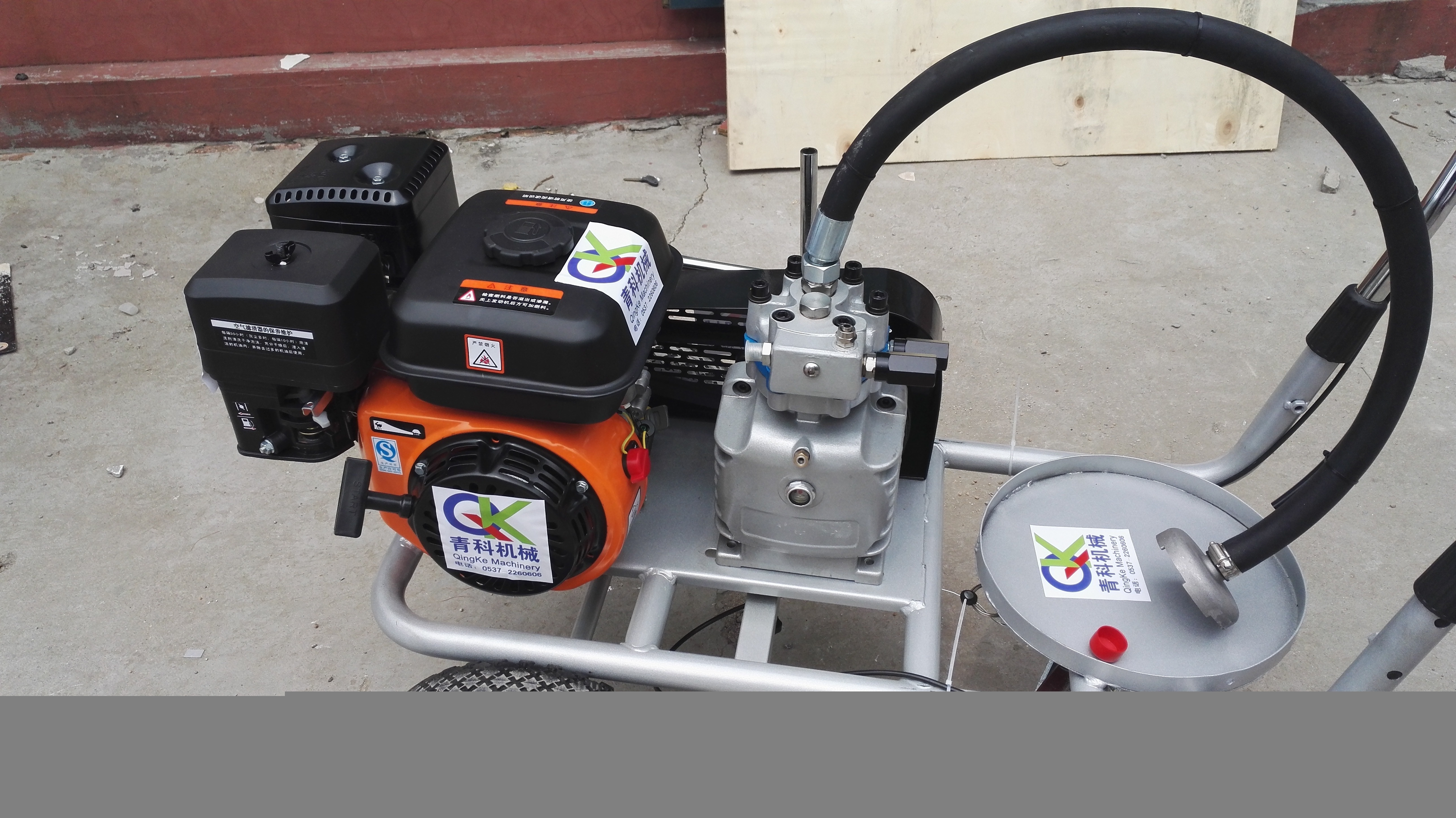 High Quality Automatic Airless Line Striper Cold Liquid Spray Painting Road Marking Machine