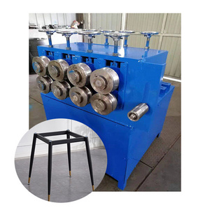 Eight-roller shaft round tube rolling square machine metal flat square tube forming machine Square Press Machine