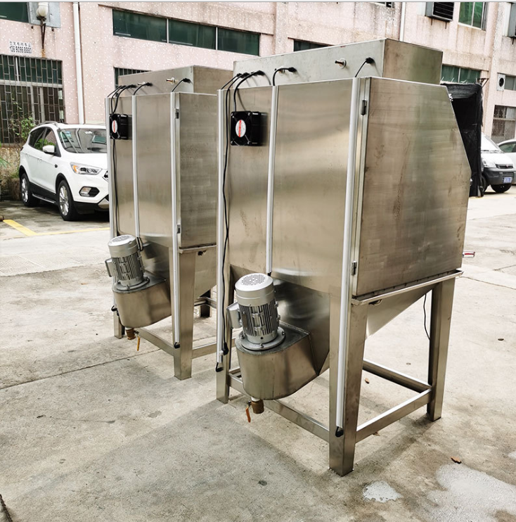 Hot sale dustless manual wet sand blasting cabinet water vapour sandblasting machine for sale