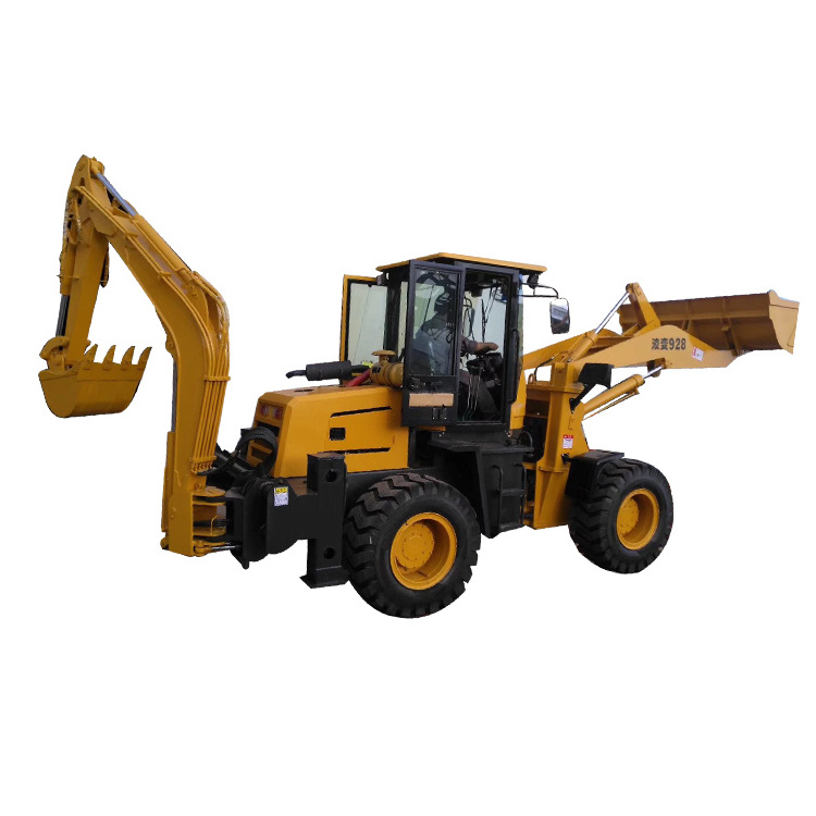 Low Price Tractor Front End Compact Backhoe Loader with Excavator for Sale