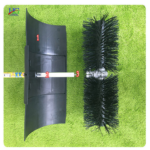 High Efficiency Portable Gasoline Power Broom Artificial Turf Cleaning And Brushing Machine Artificial Grass Sweeper