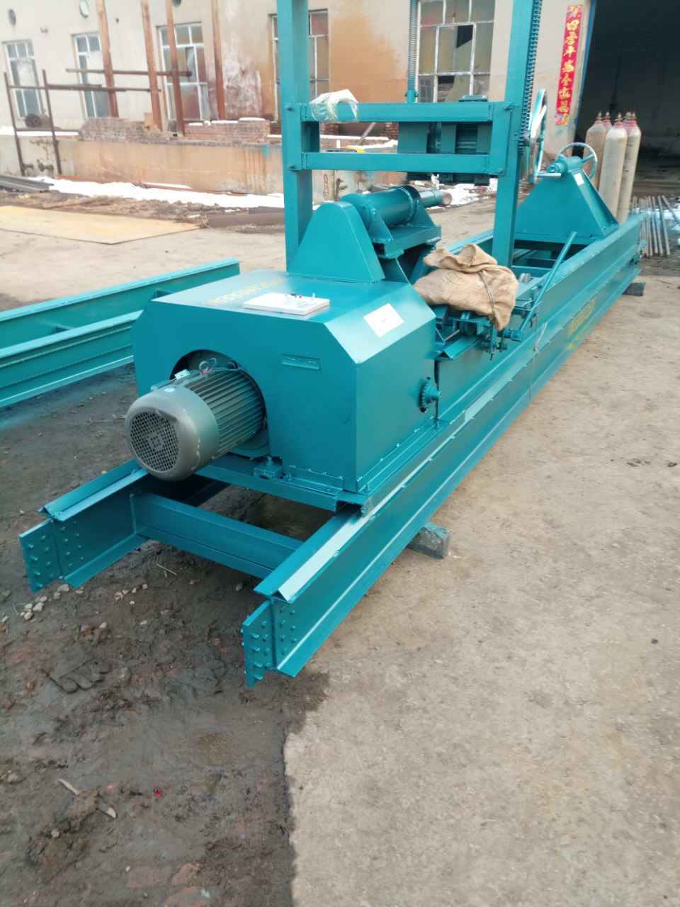 6m 8m 10m large diameter round wood peeling machine Large round wood lathe for antique architecture