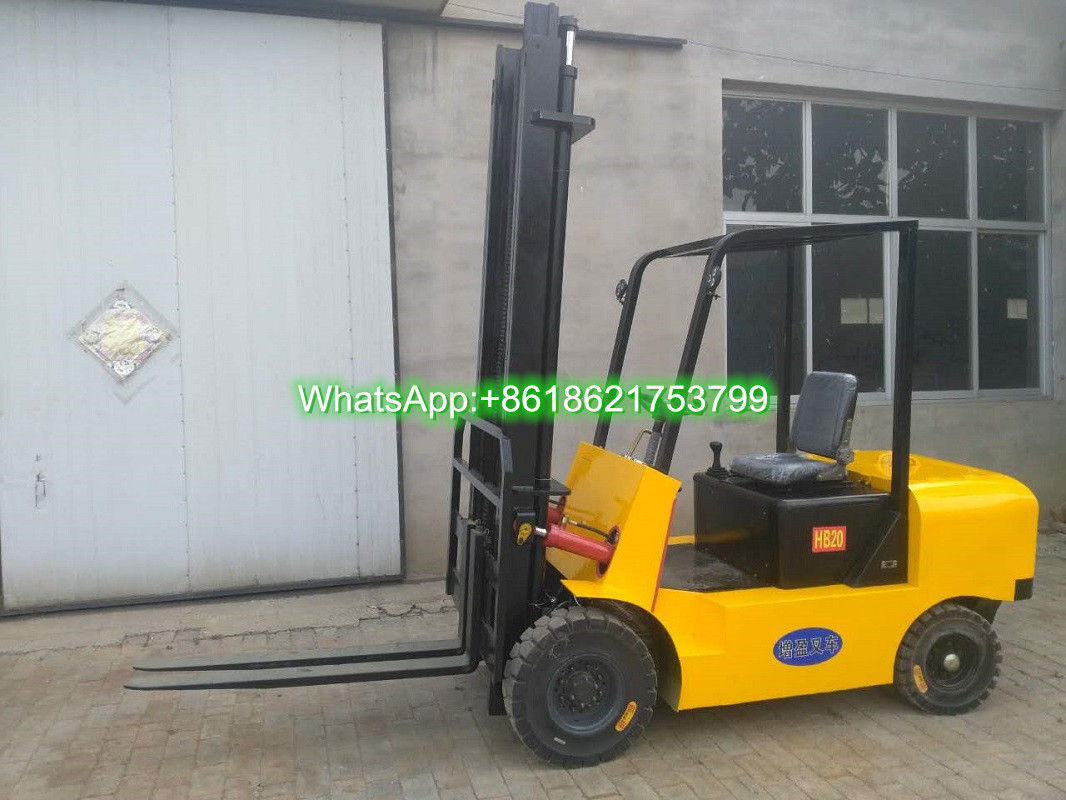 Lead acid  lithium battery forklift 3ton 2.5ton 2ton 1.5ton mini new electric forklift truck with solid tire full AC