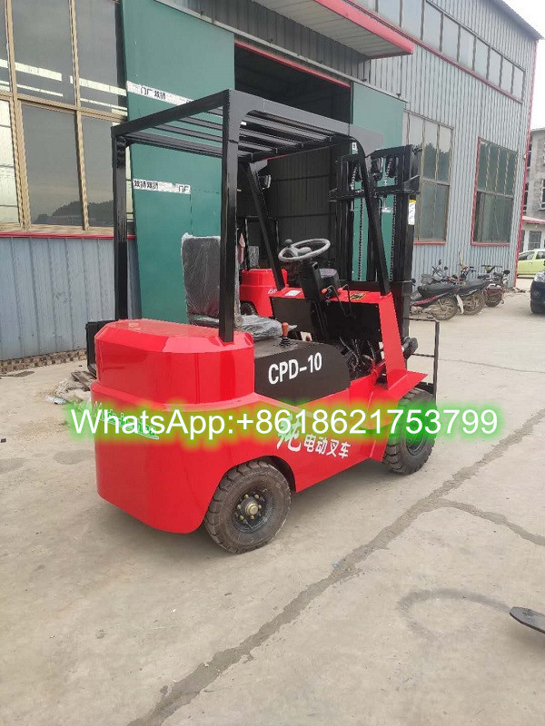 Lead acid  lithium battery forklift 3ton 2.5ton 2ton 1.5ton mini new electric forklift truck with solid tire full AC