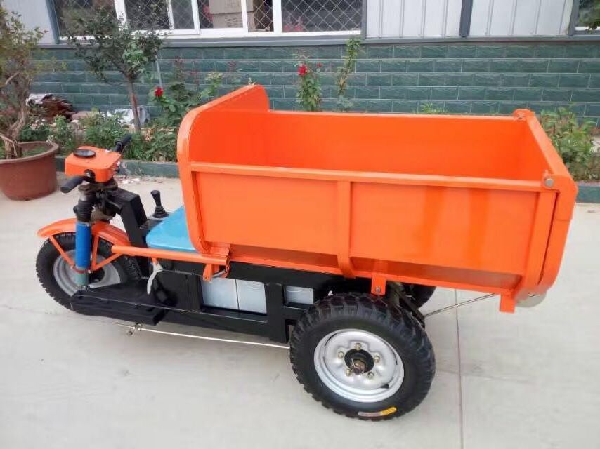 Configurable hydraulic self unloading system 1 ton climbing electric tricycles 3 wheel electric cargo bike for sale