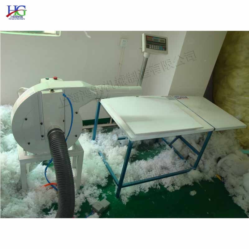 1.5KW small pillow cushion filling machine plush toy filling machine male cotton shredded sponge sofa blowing machine