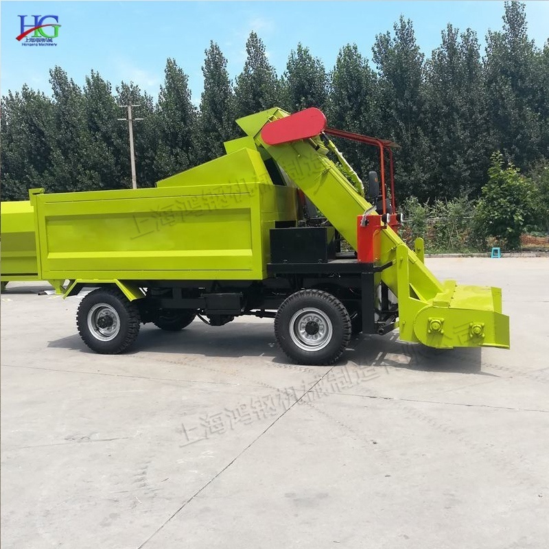 490 diesel engine manure cleaning vehicle Cattle manure disposal truck CVT manure shovel equipment