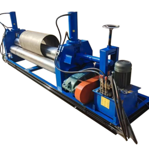 CNC 4 roller steel bending machine with double pinch&stainless steel pipe rolling machine