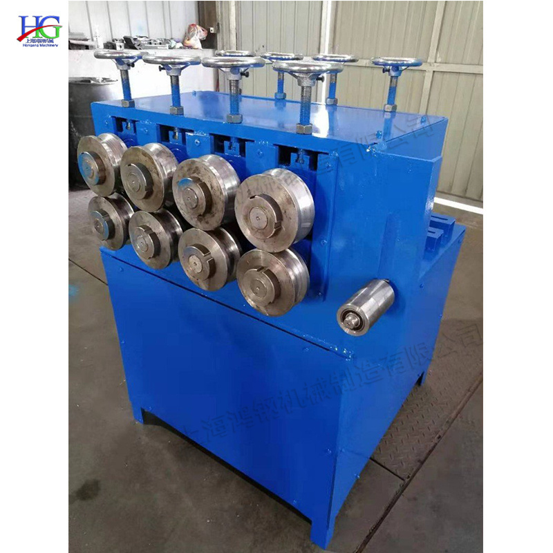 Eight-roller shaft round tube rolling square machine metal flat square tube forming machine Square Press Machine