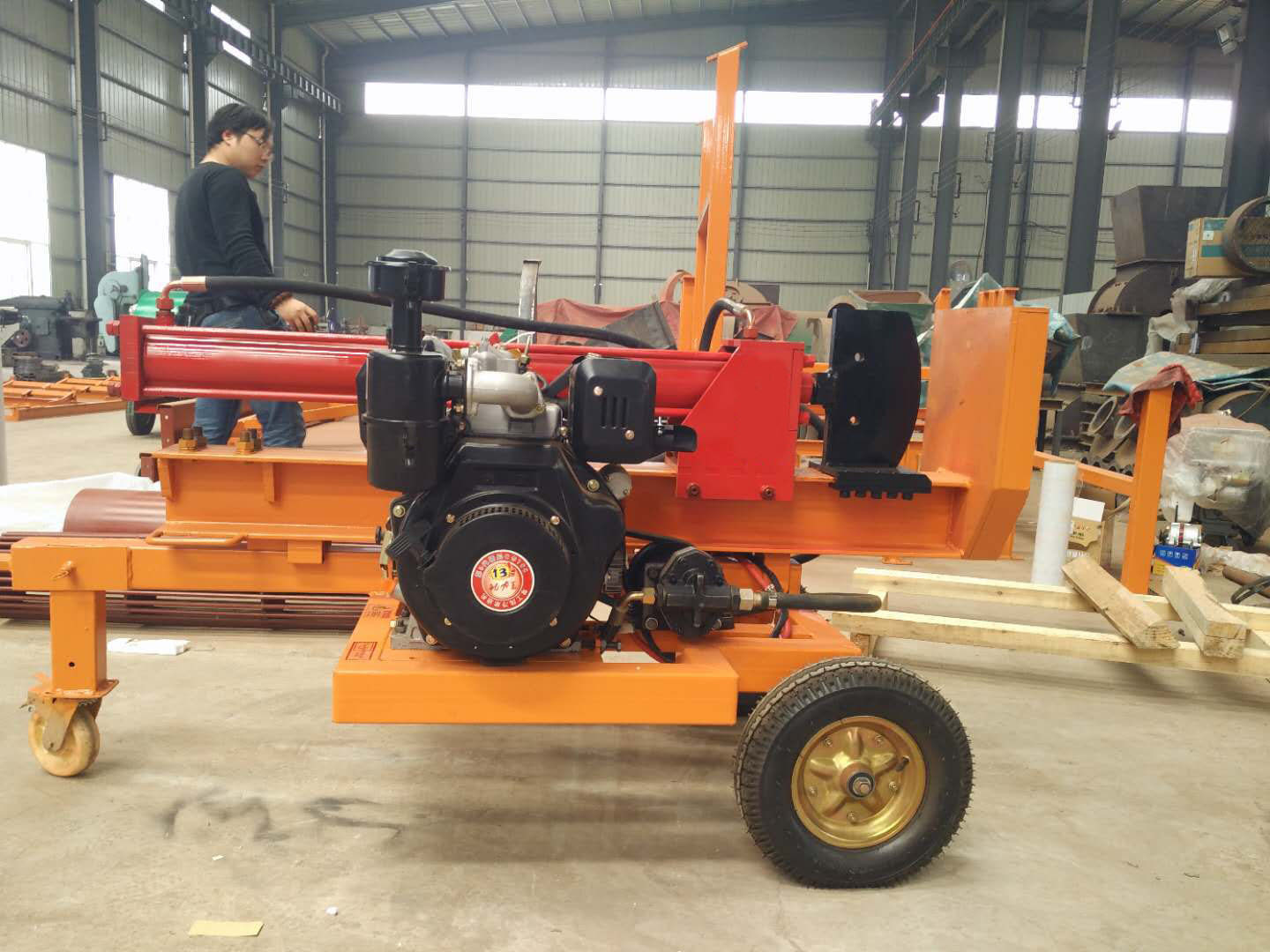 Wood splitter gasoline wood splitter 7tonne to 25 tonne wood spliter log splitter for sale