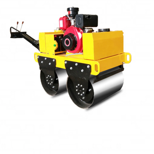 Pedestrian Cheap Diesel Double Drum Vibrating Baby Road Compactor Roller for Compacted soil, asphalt road