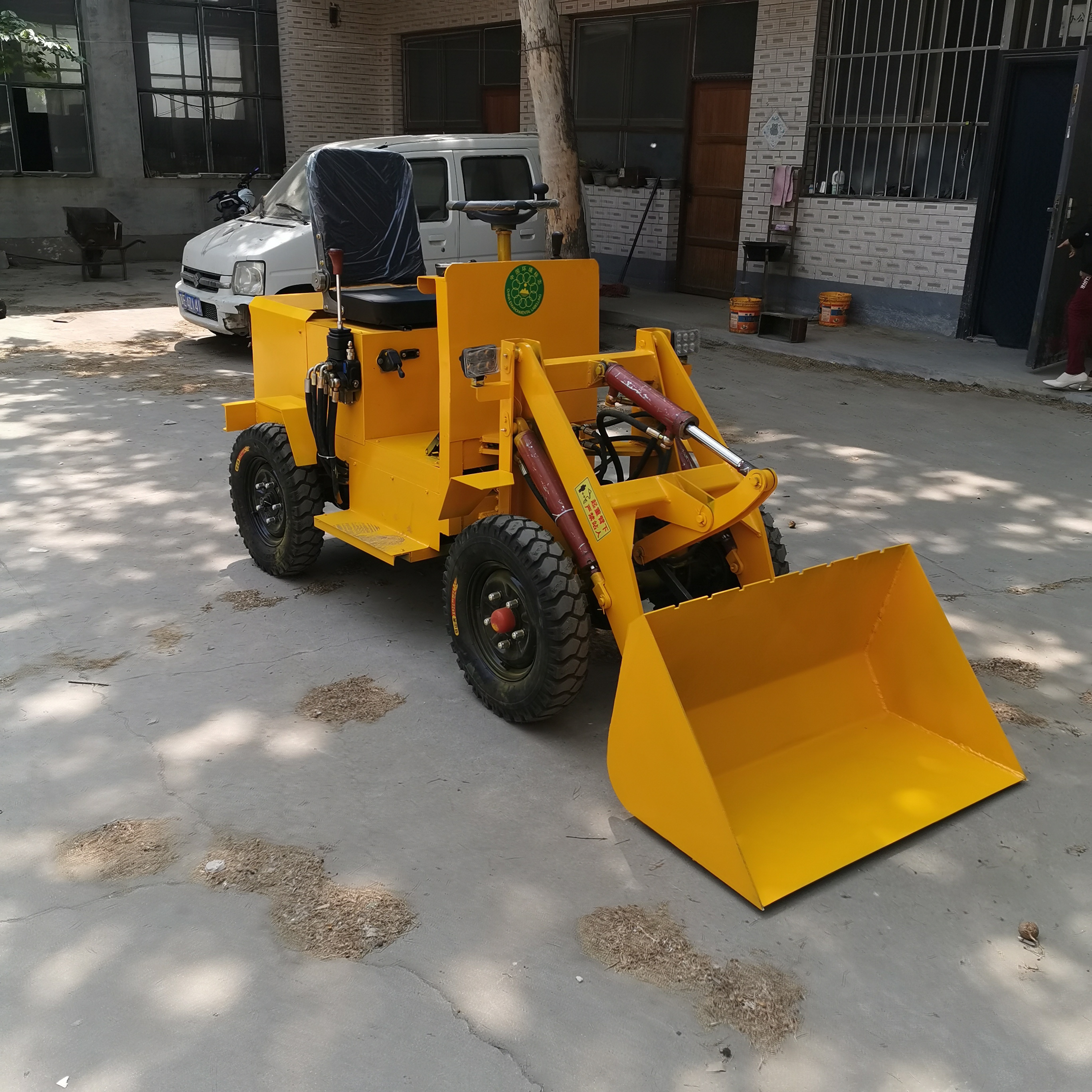 new design electric mini loader 5 ton electric wheel loader with 3 m3 bucket electric loader