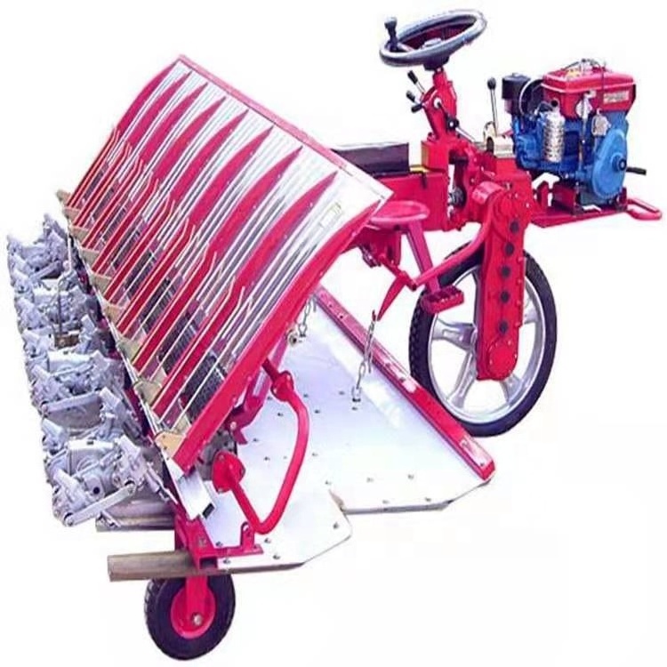 6 Rows 8 Rows Rice Transplanter Agricultural Driving Type Riding Machine Rice Planter Paddy Planting Machine