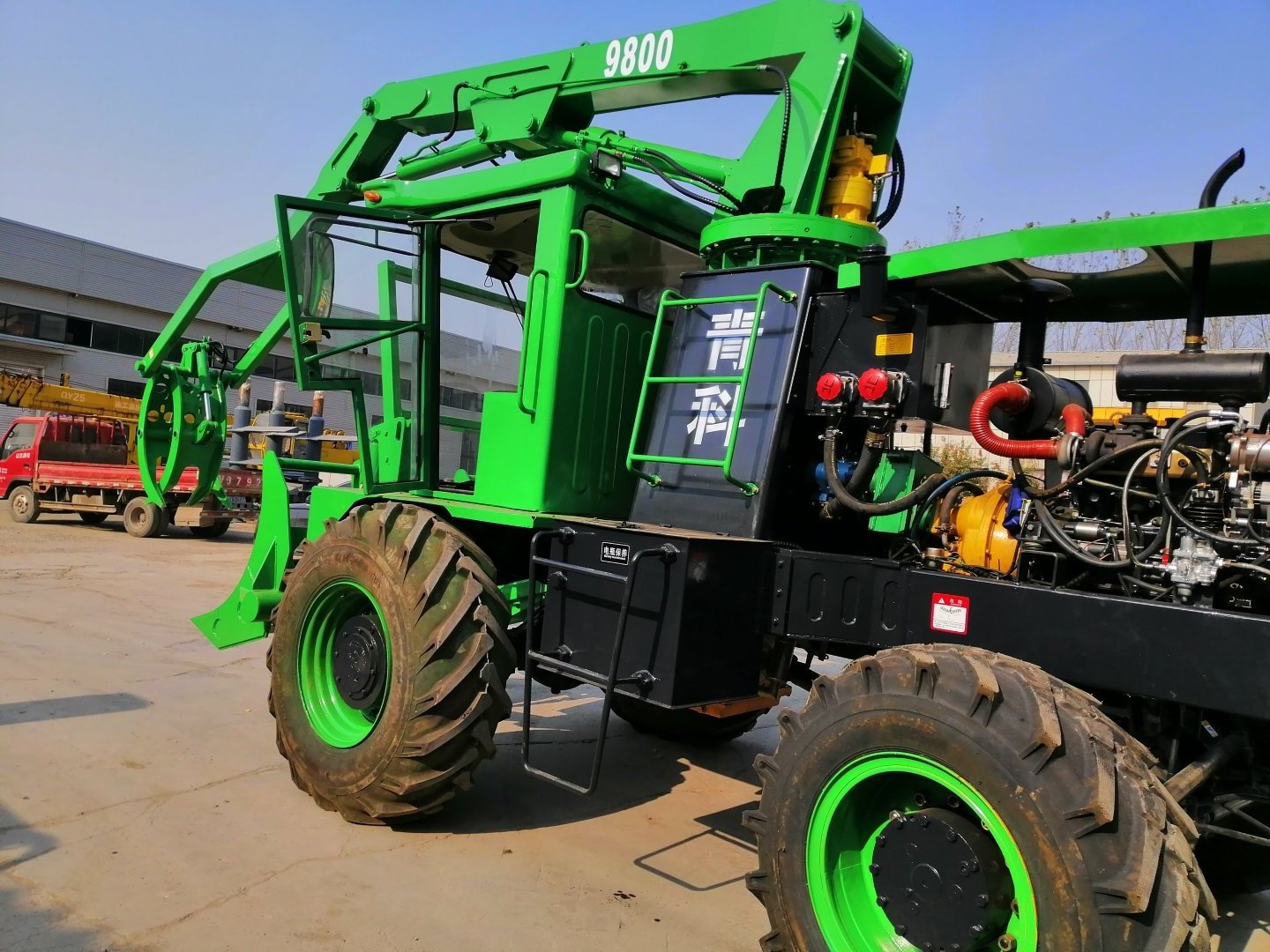 sugarcane grapple loader for sale in stock with 500KG  sugarcane grab loader made in China