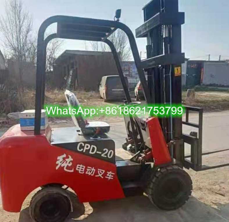 Lead acid  lithium battery forklift 3ton 2.5ton 2ton 1.5ton mini new electric forklift truck with solid tire full AC