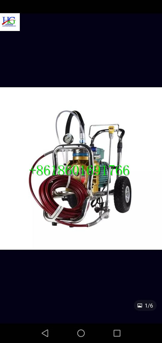 Factory Direct Price House Painting Airless Pump Paint Spray Machine For Sale