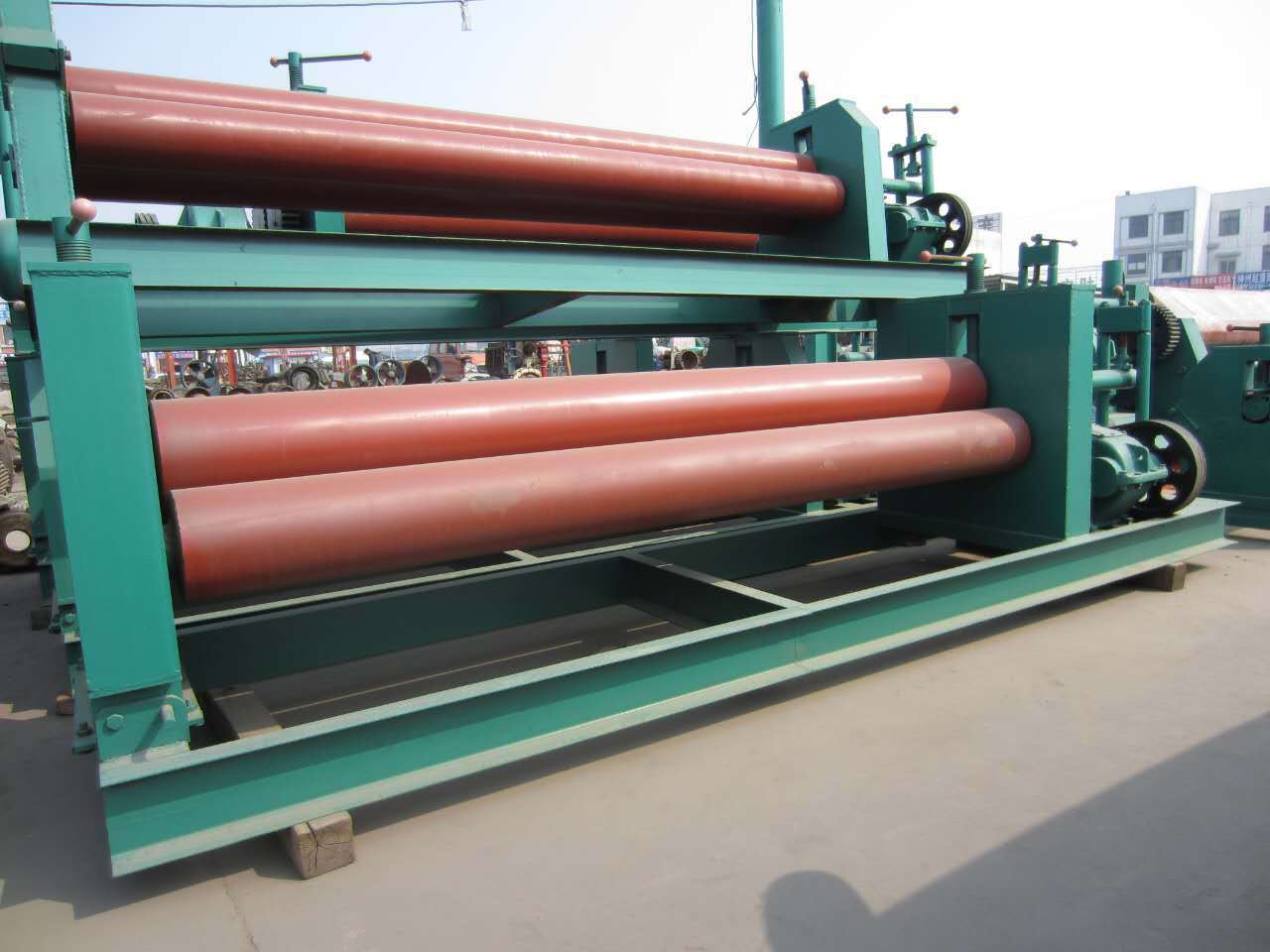 Steel bending machine with double pinch&stainless steel pipe rolling machine