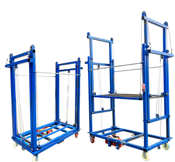 Full Automatic Aerial Work Electric Scaffold Lift Stationary Aerial Lift Scaffolding hydraulic scissor lift