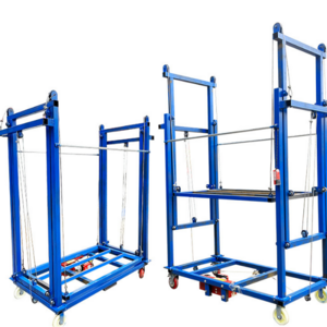 Full Automatic Aerial Work Electric Scaffold Lift Stationary Aerial Lift Scaffolding hydraulic scissor lift