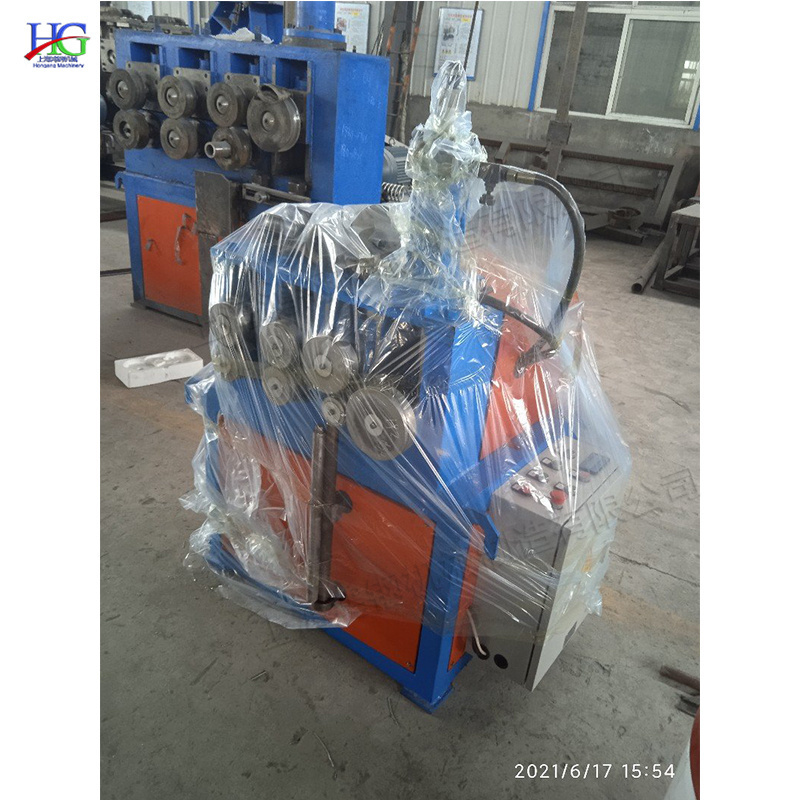 Seven-axis coiler Pitch adjustable seven-axis hardware pipe coiling machine Heavy duty straight rounding machinery