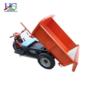 Configurable hydraulic self unloading system 1 ton climbing electric tricycles 3 wheel electric cargo bike for sale