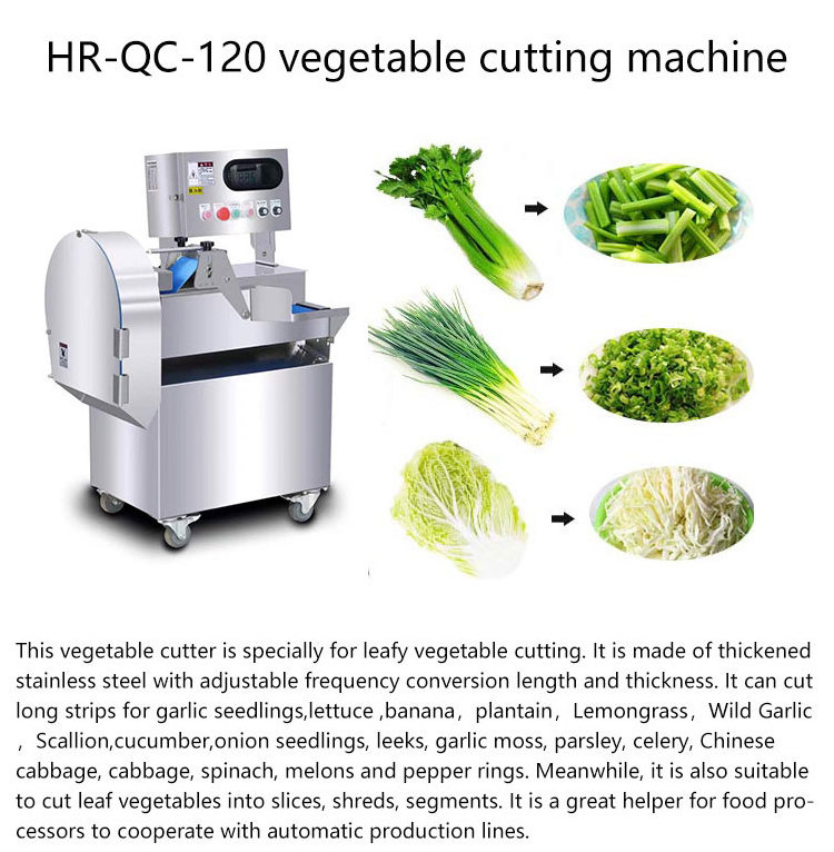 Multifunctional Vegetable Chopper Automatic Vegetable Cutting Machine For Spinach Lettuce Cabbage Vegetable Slicer Chopper