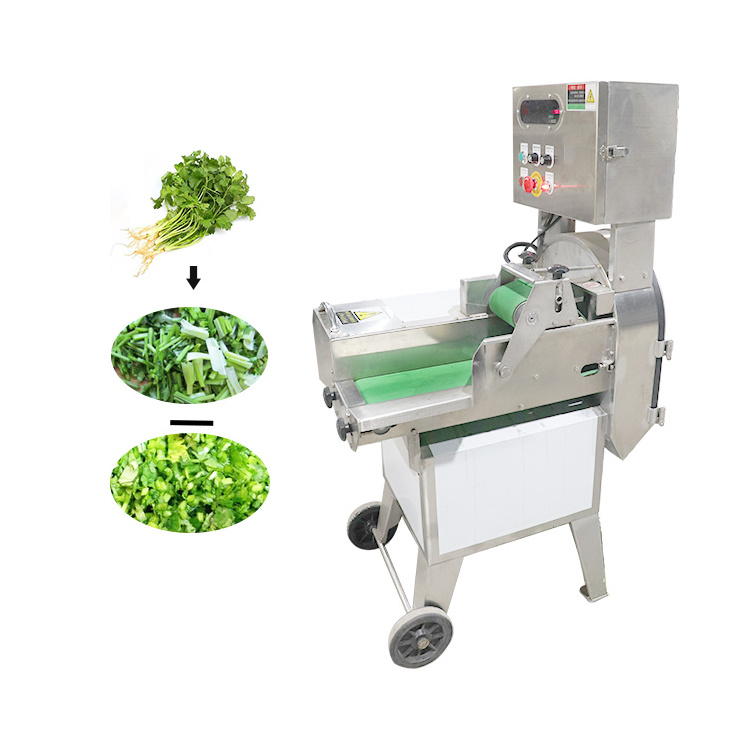 Multifunctional Vegetable Chopper Automatic Vegetable Cutting Machine For Spinach Lettuce Cabbage Vegetable Slicer Chopper