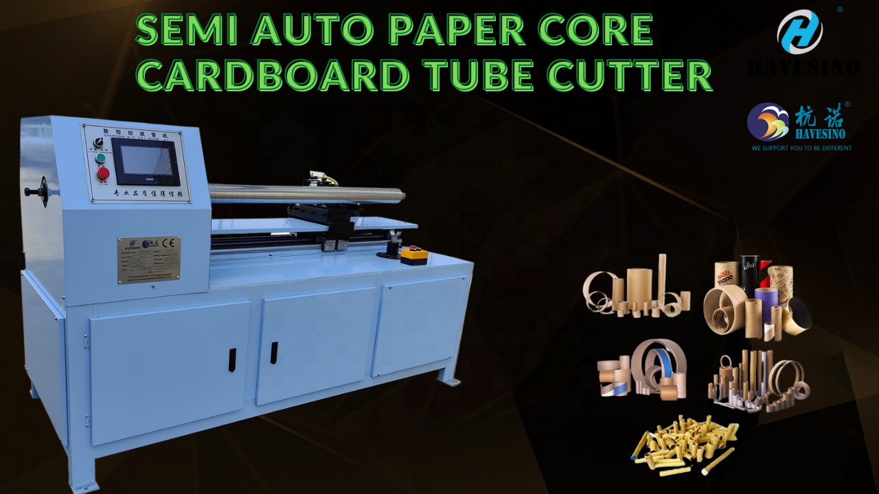 Automatic Packing Round Package Cores Cutting Machine Carton Box Converting Machine Carton Roll Paper Core Cutting Machine