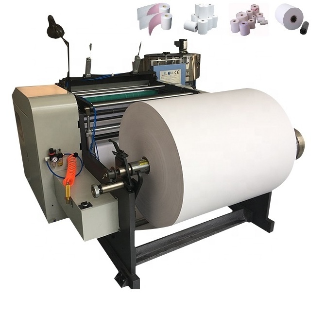 Havesino Jumbo Roll Slitting Atm Receipt Paper Crash Making Machine Ecg Automatic Thermal Paper Roll Slitting Rewinder Machine