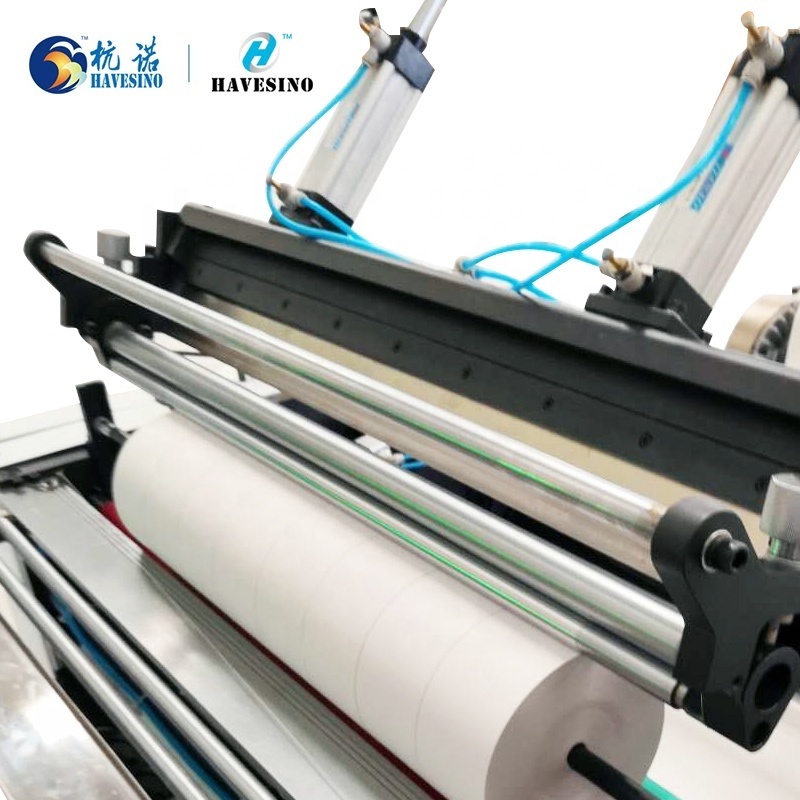 Havesino Jumbo Roll Slitting Atm Receipt Paper Crash Making Machine Ecg Automatic Thermal Paper Roll Slitting Rewinder Machine