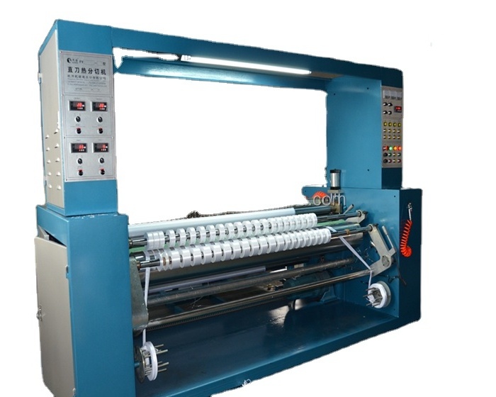 High speed Woven Label ribbon making machine Fabric roll making machine satin fabric slitting machine