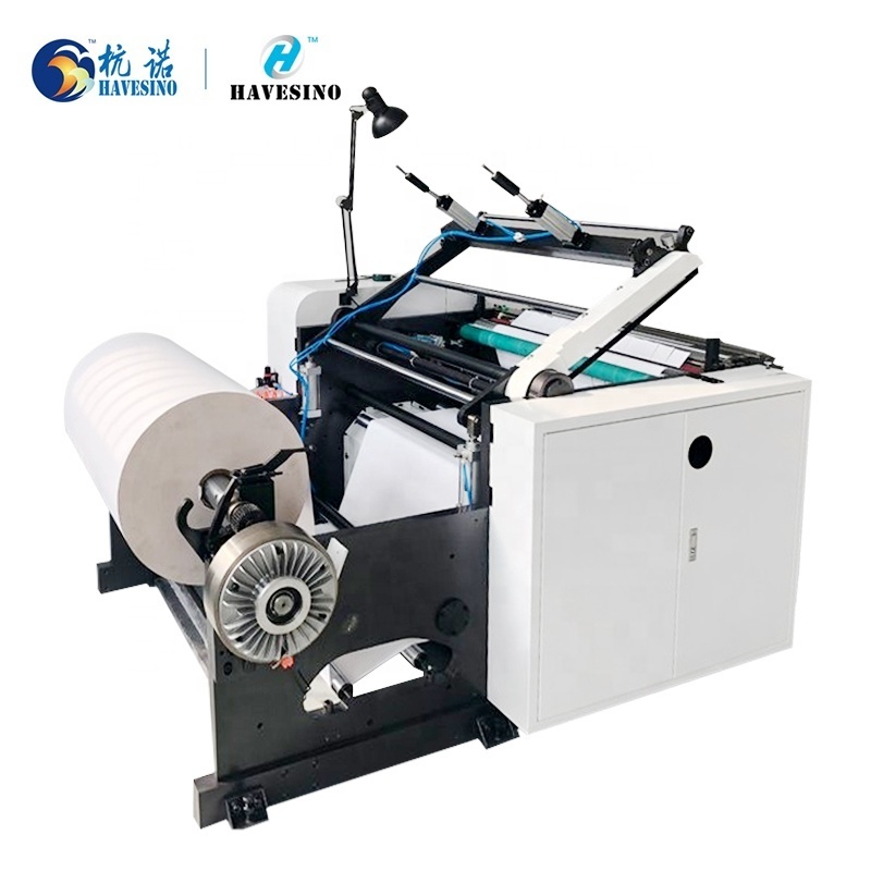 Havesino Jumbo Roll Slitting Atm Receipt Paper Crash Making Machine Ecg Automatic Thermal Paper Roll Slitting Rewinder Machine