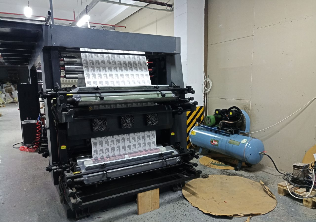 Flexography Printer  Press Flexible Film Paper Flexographic Printers Non Woven Fabric Flexo Printing Machine 2 4 Color 6 Color